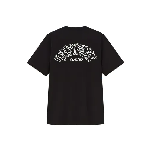 UNIQLO x Keith Haring x Токио T-рубашка унисекс черная