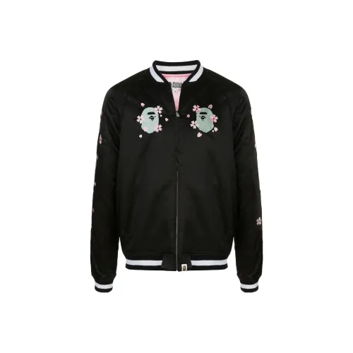 A BATHING APE Мужские черные куртки