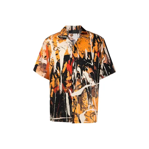 AMIRI Коричневый Мужские Рубашки