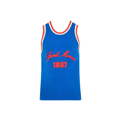 Wales Bonner FW24 Топ Мужской Синий