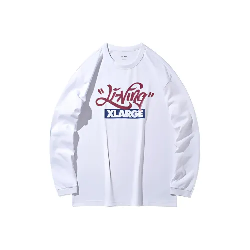LINING Белый Мужской T-Рубашки