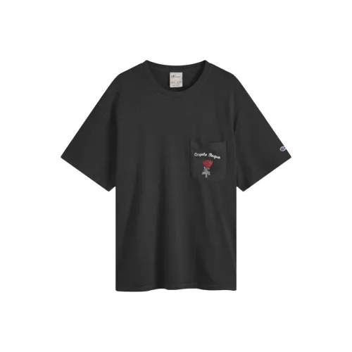 Champion Lin Черные Мужские T-Рубашки