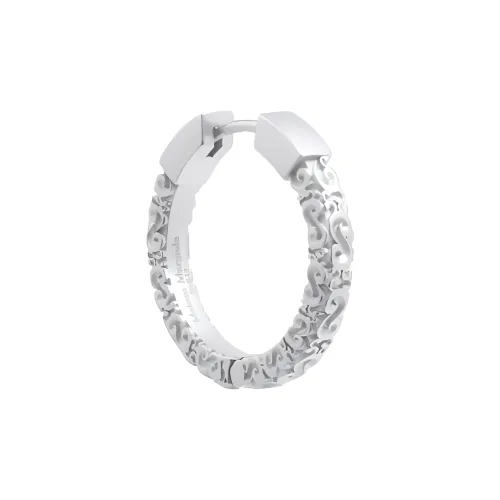 Maison Margiela Серьги из бронзы Серебряный Унисекс