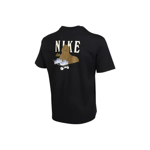 Nike Мужские черные футболки