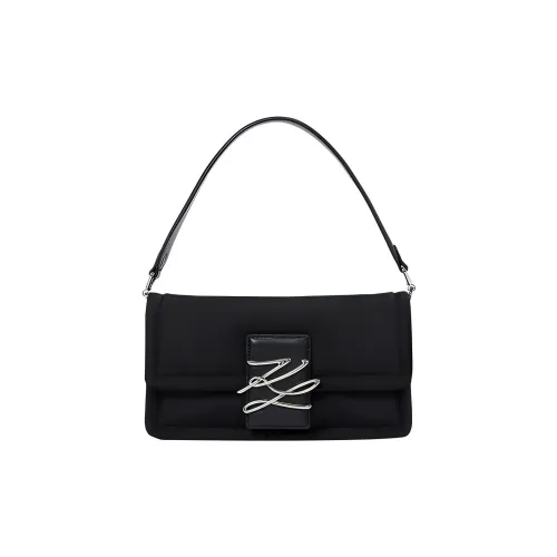 Сумка через плечо из полиамида и полиуретана женская черная