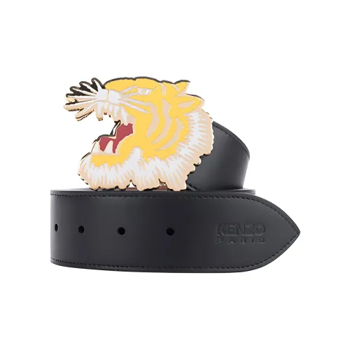 KENZO Ремни из коровьей кожи, черные, мужские