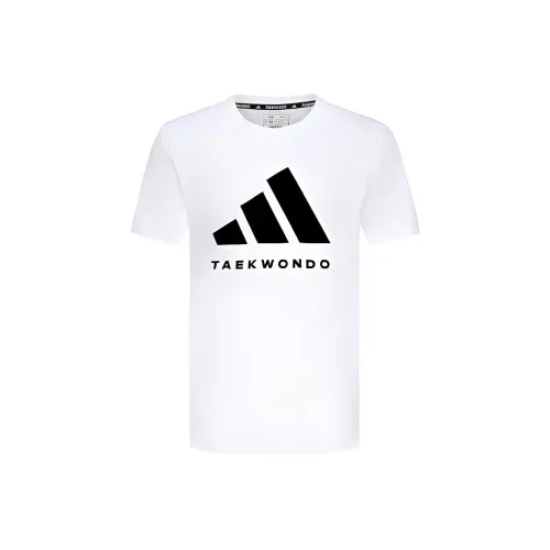 Adidas Taekwondo T-Shirt Унисекс Белый Черный