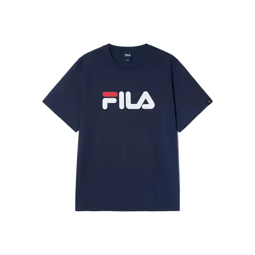 FILA Темно-синяя унисекс футболка