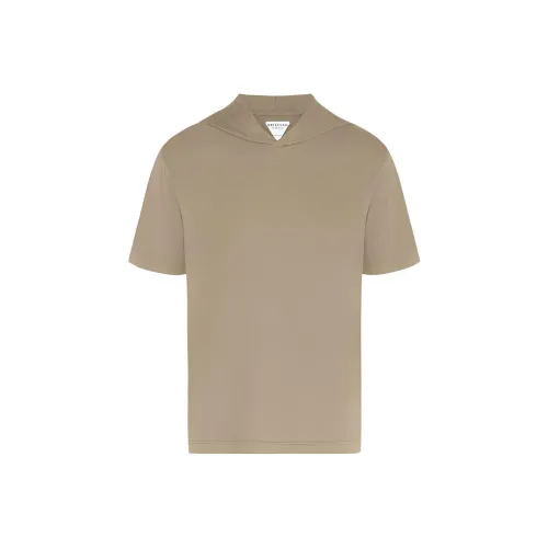 Bottega Veneta SS21 Рубашка Мужская Песочного цвета Земляной тон