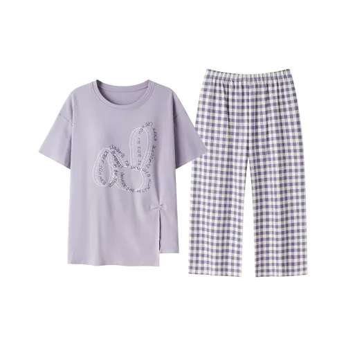 LEZIYUN Пижамный комплект женский фиолетовый