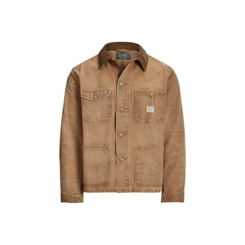 Polo Ralph Lauren FW22 Куртки и Пальто Мужской Коричневый