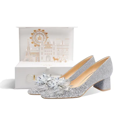 VVKI Грубый каблук Высокие каблуки Женские Звездное небо Возлюбленный