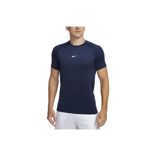 Nike Морской Синий Мужская Футболка