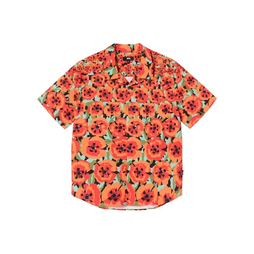 Stussy Красные Унисекс Рубашки
