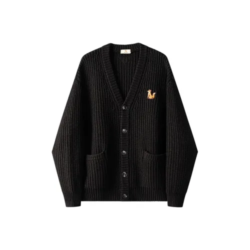 WILLIAM FOX SONS Трикотажный свитер унисекс черный