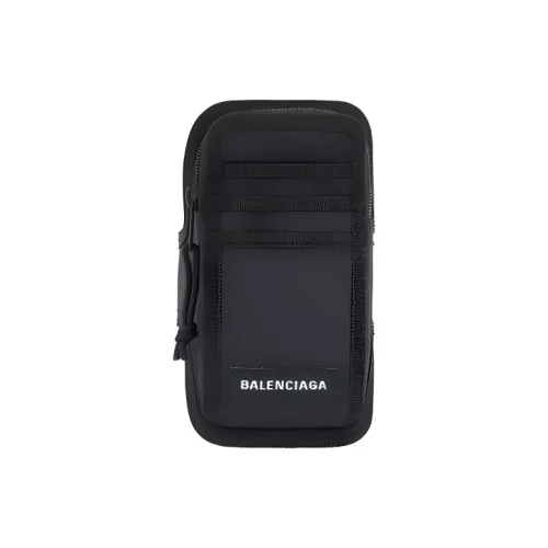 Balenciaga Нейлоновый чехол для телефона Мужской Черный