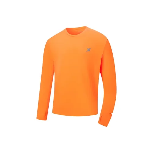 XTEP HIGHLIGHT Orange Men's Sweatshirts