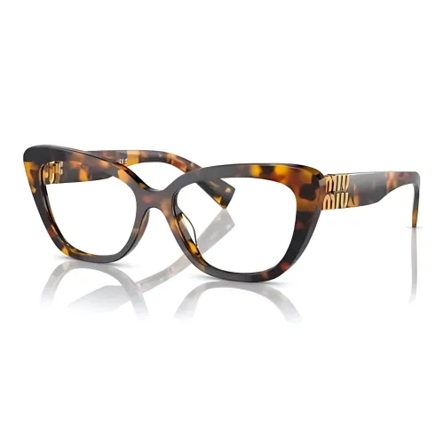 MIU MIU Пластиковая оправа Бабочка Оправы для очков Женские Черепаховый