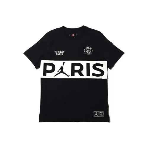 Jordan X PSG T-Shirt Мужской Черный