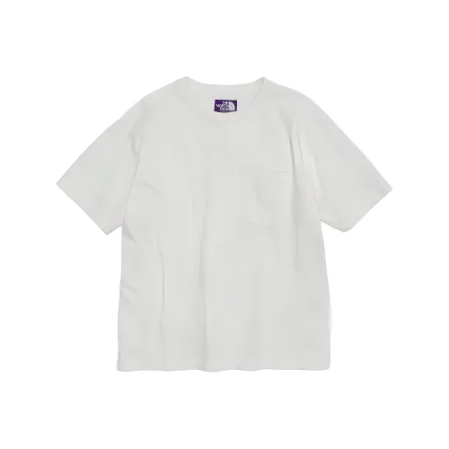 THE NORTH FACE PURPLE LABEL T-рубашка унисекс серо-белая