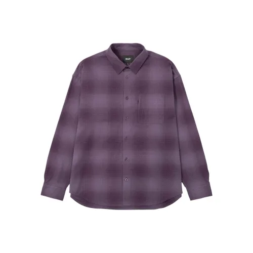 HUF Фиолетовые Унисекс Рубашки