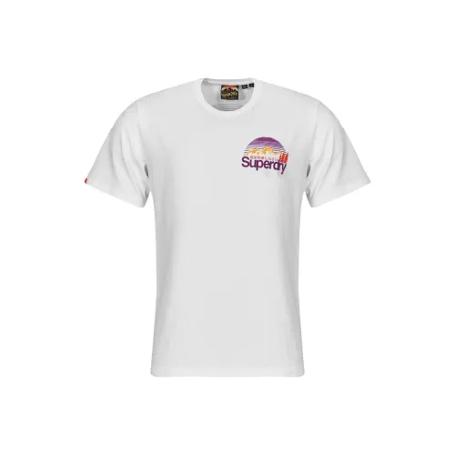 SUPERDRY Белая Мужская Футболка