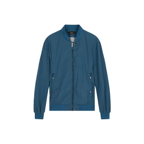 Zzegna Blue Men's Jackets Zzegna Синий Мужские Куртки