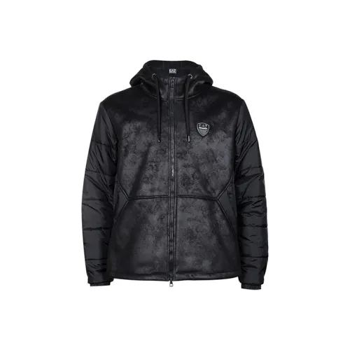 EMPORIO ARMANI EA7 FW22 Куртки и пальто Мужской Черный