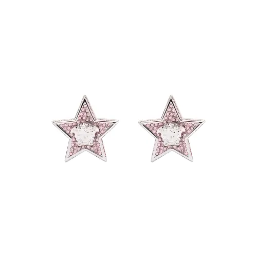 VERSACE Металлические серьги розовые женские