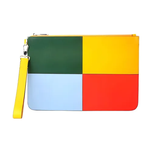 Burberry Кожа Клатч Мужской Многоцветный