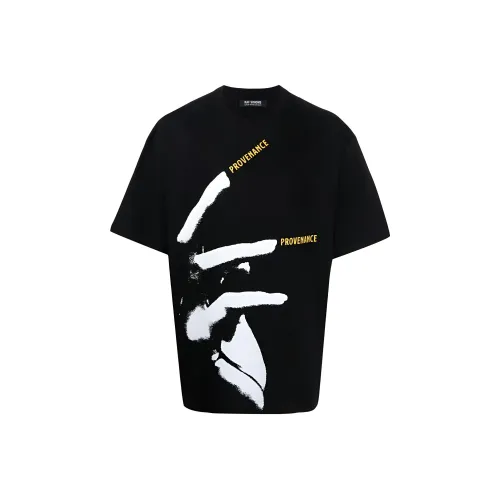 Raf Simons Черные Мужские T-Рубашки