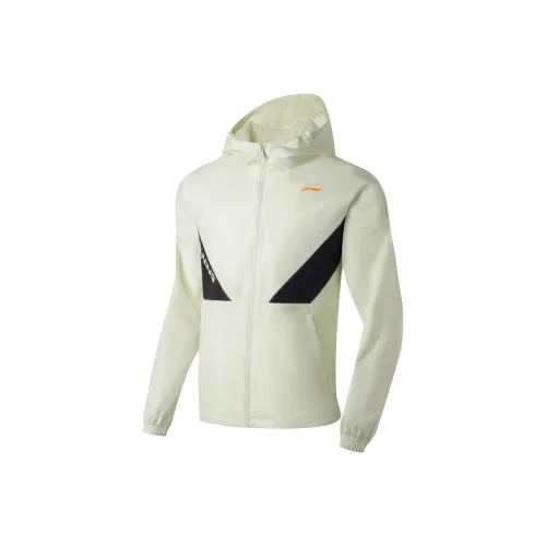 LINING Fitness Series Куртка Мужская Кремово-Белая