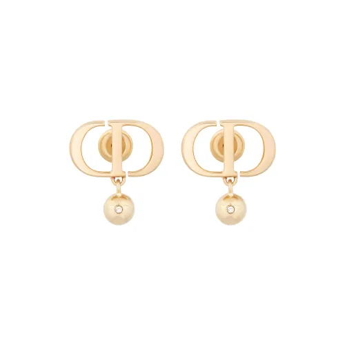 DIOR Металлические Серьги Золотые Женские