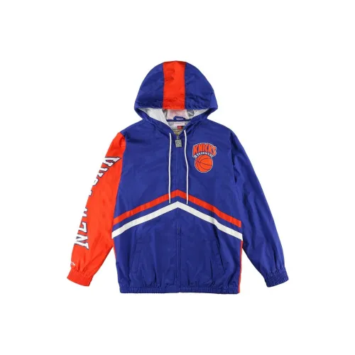 Mitchell Ness Blue Men's Jackets Mitchell Ness Синий Мужские Куртки