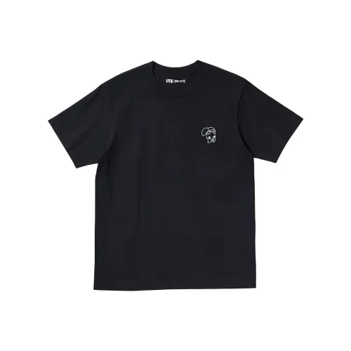 UNIQLO Мужские черные футболки