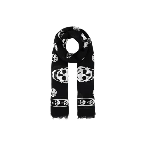 Alexander McQueen Вязаные шарфы Черный Унисекс