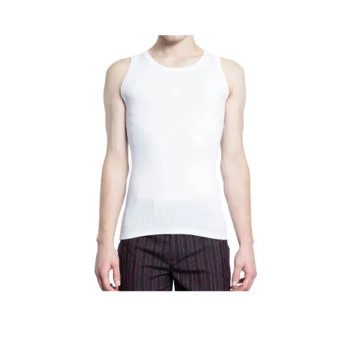 Alexander McQueen Топ Мужской Белый