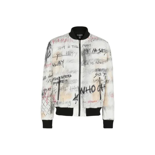 BALMAIN Белая Унисекс Куртка