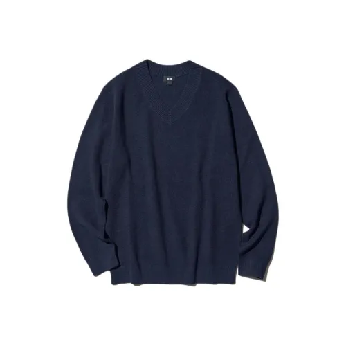 UNIQLO Трикотаж Мужской Темно-Синий