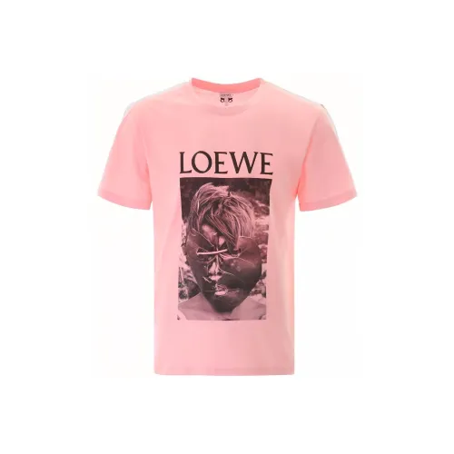 LOEWE Совместное издание Розовые Мужские T-рубашки