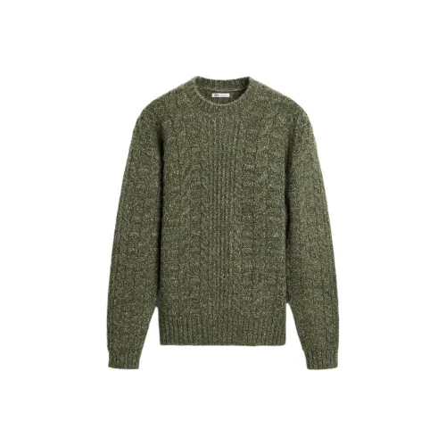 ZARA Khaki Мужской Трикотаж