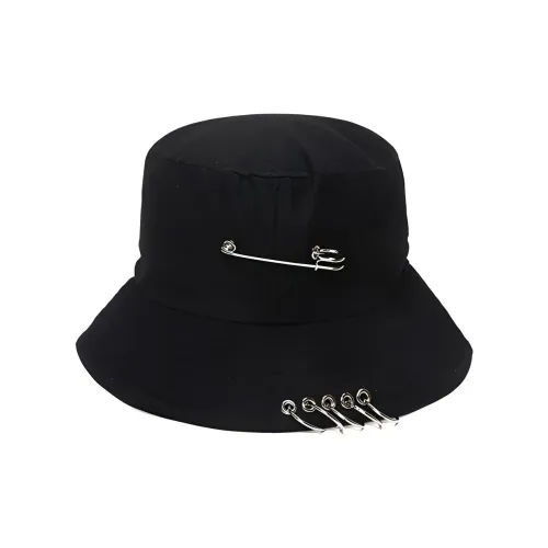 BAIJUAN Cotton Bucket Hats Унисекс Черный