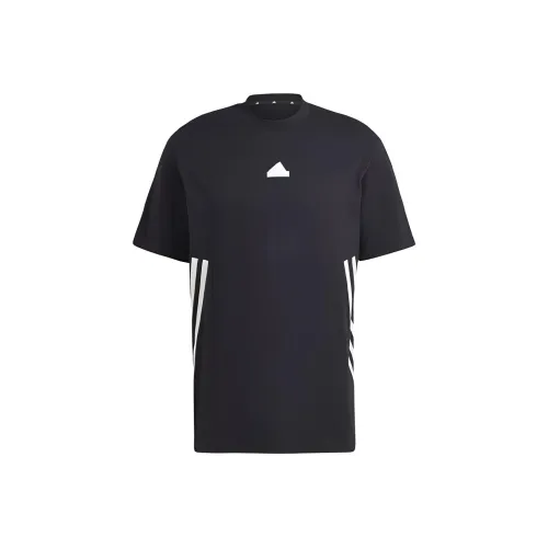 Adidas Future Icons 3 Stripes Tee T-Shirt Рубашка Мужская Черная