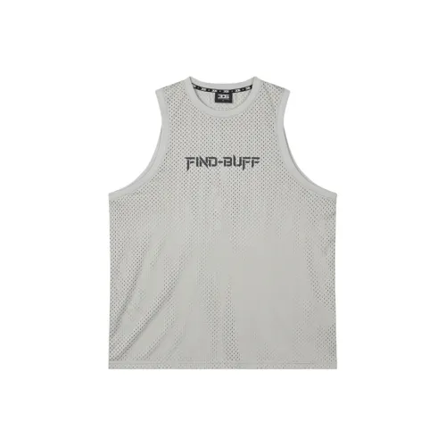 FIND BUFF Сетчатый Топ Мужской Серый