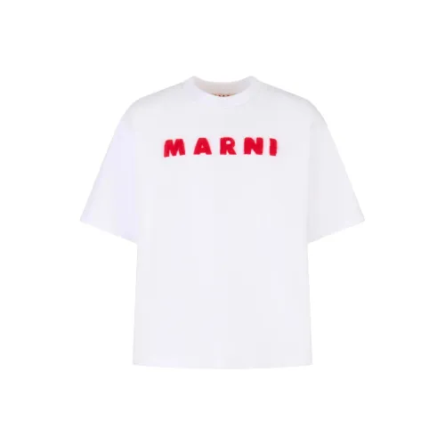 Marni Белая Мужская T-Рубашка