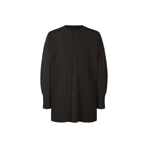 Homme Plissé Issey Miyake FW24 Трикотаж Мужской Черный