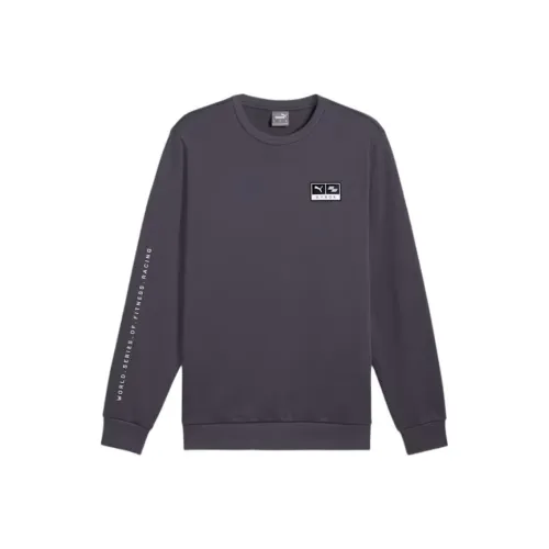 PUMA HYROXgraphic FW24 Толстовка Мужской Galaxy Gray