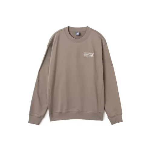New Balance NB AthleticsSweat Crew SS25 Толстовка Мужской Коричневый