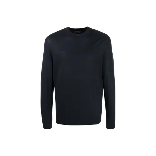 Ermenegildo Zegna Черные Мужские Кашемировые Свитера