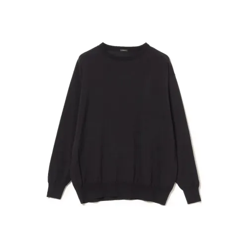 BEAMS FW24 COMOLI Трикотаж Мужской Морской Синий